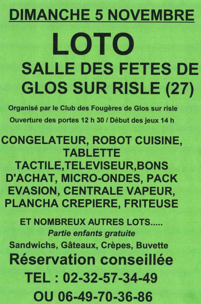 Club - Loto Nov 2017